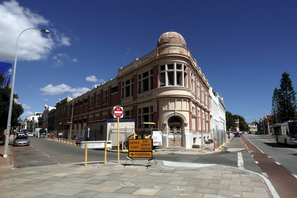 Redevelopment starting at the Robert Harper Building