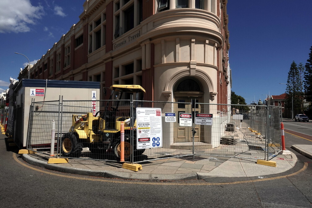 Redevelopment starting at the Robert Harper Building