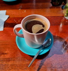 Black coffee at Fremantle Arts Centre