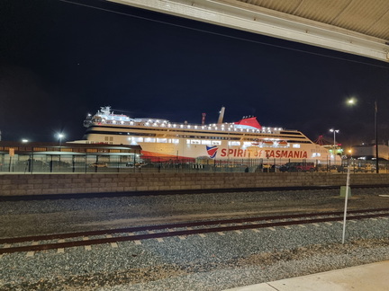 Spirit of Tasmania V, from Fremantle station