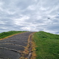 Air China Cargo A332 above the Ballast Bank at Troon