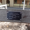 Bench plaque for Jenny and Kevin O'Keefe